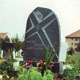 Materialul monumentului funerare: marmură Ruschiţa